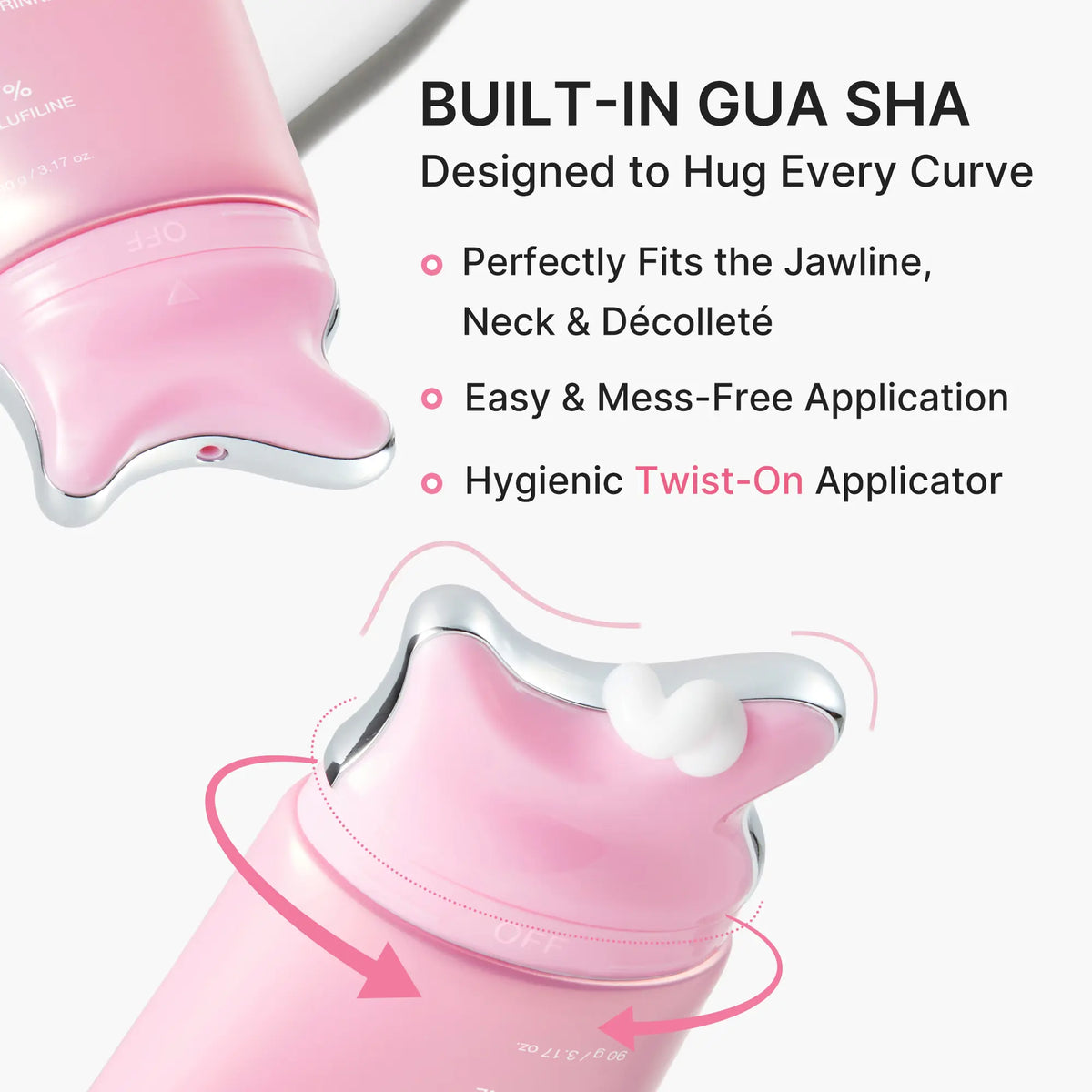 Medicube PDRN Collagen Gua Sha Neck Cream for Firming