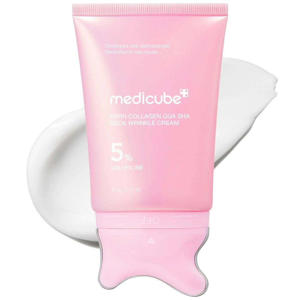 Medicube PDRN Collagen Gua Sha Neck Cream for Firming