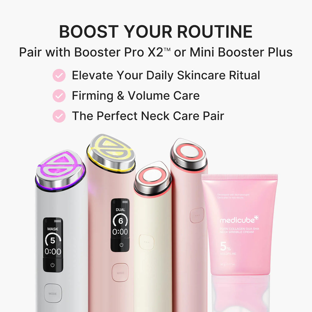 Medicube PDRN Collagen Gua Sha Neck Cream for Firming