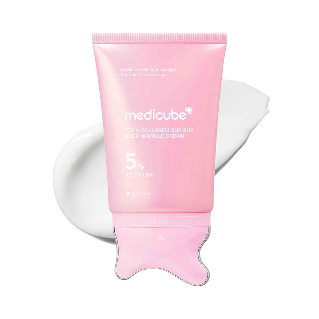 Medicube PDRN Collagen Gua Sha Neck Cream for Firming
