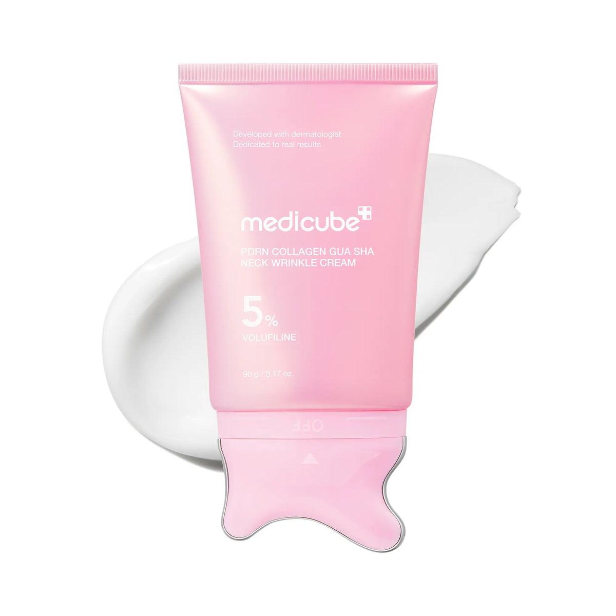 Medicube PDRN Collagen Gua Sha Neck Cream for Firming